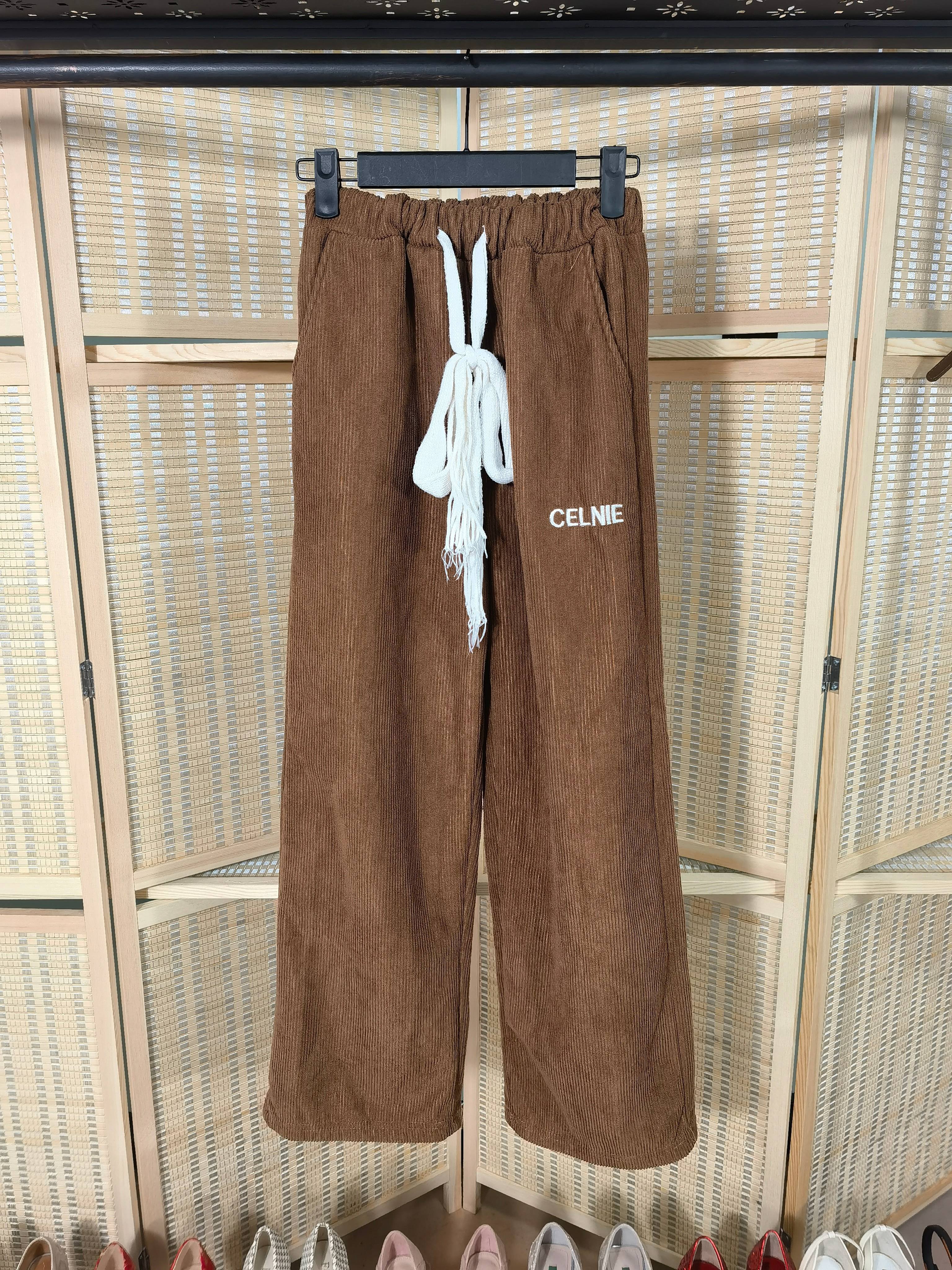 Wholesale High Quality Casual And Comfortable Straight Second Hand Striped Trousers Used Clothes