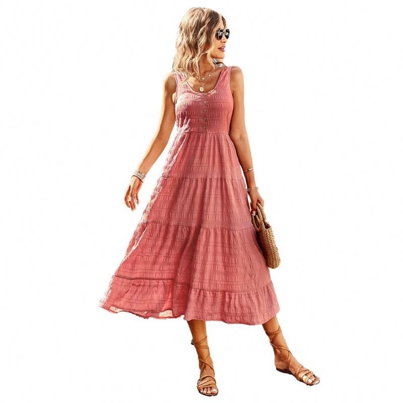 Brand new casual lady elegant used clothes from uk bales ladies dresses summer dress for women with high quality