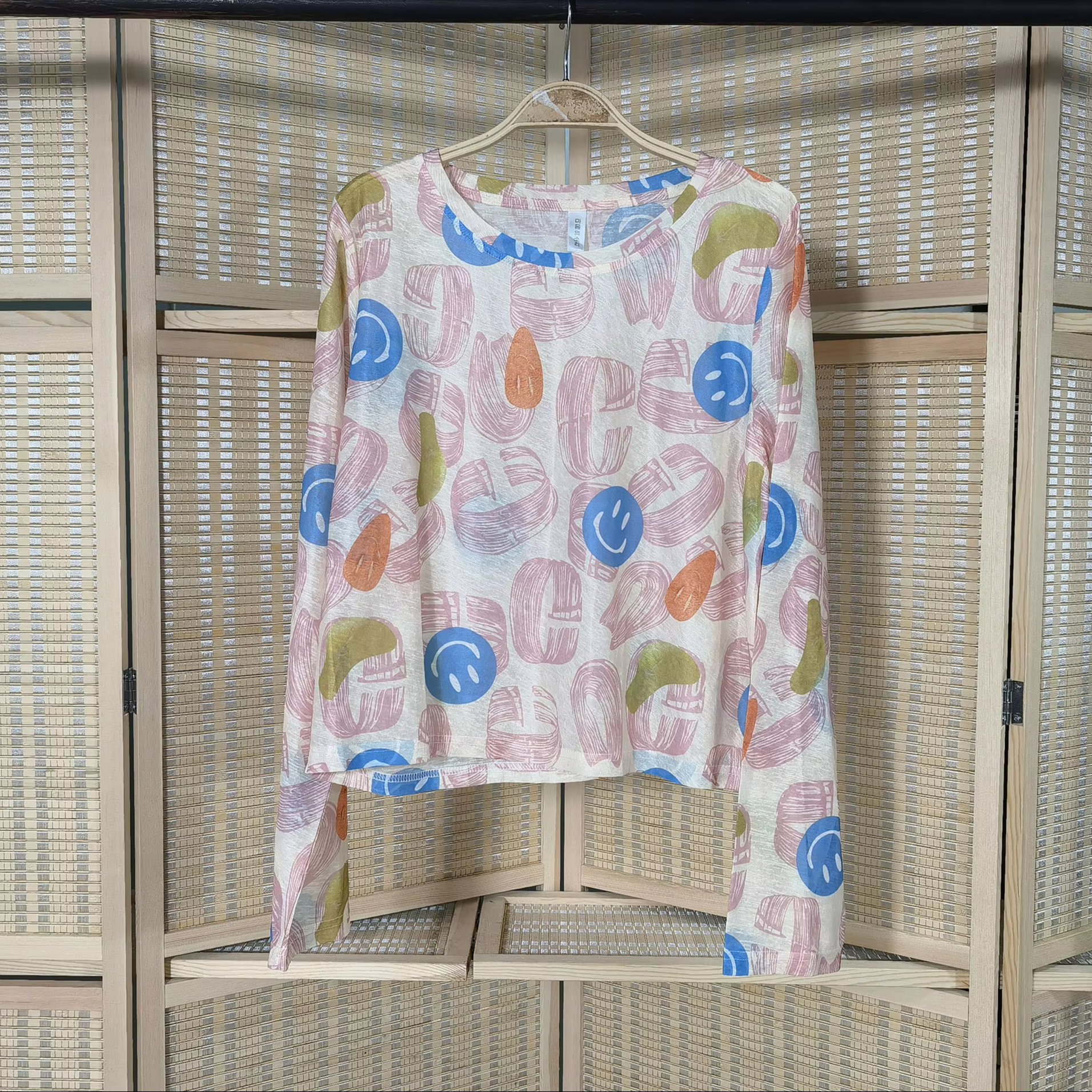 Wholesale Crew Neck Sleeve Casual Loose Printed T-Shirt For Women Used Clothes