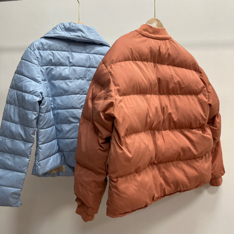 Fashionable winter cotton padded clothes second hand warm jacket used clothing bales