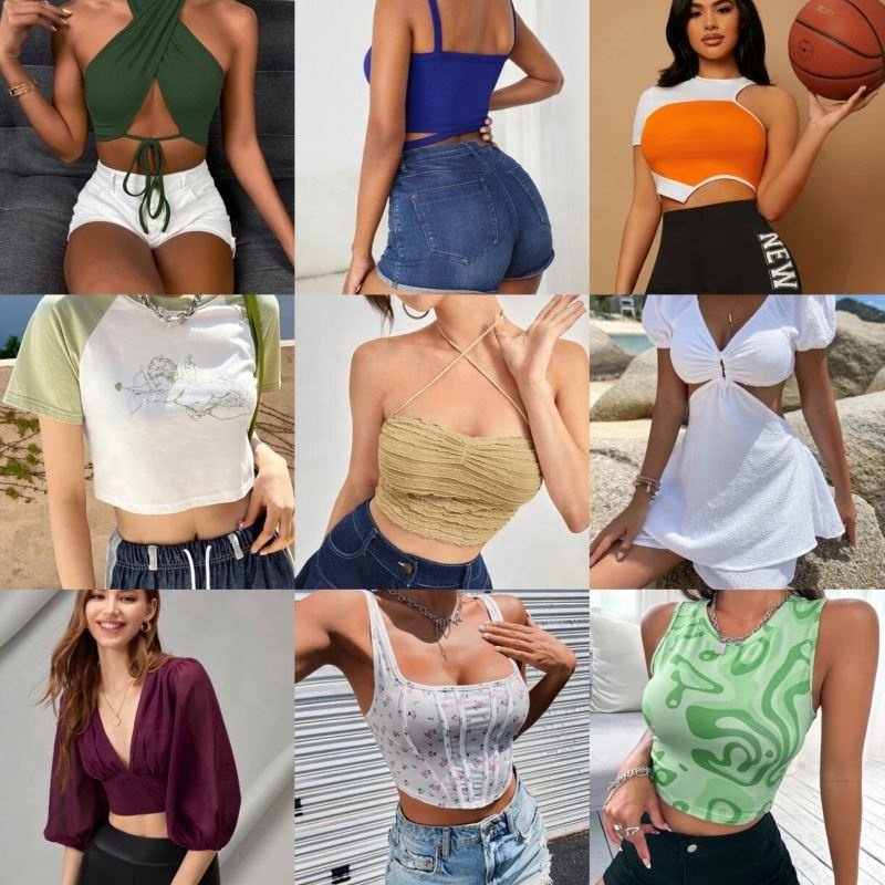 chen New stock clothes Women short top t-shirt low Price Bulk Clothing Casual Dress Clothes used clothes women dress