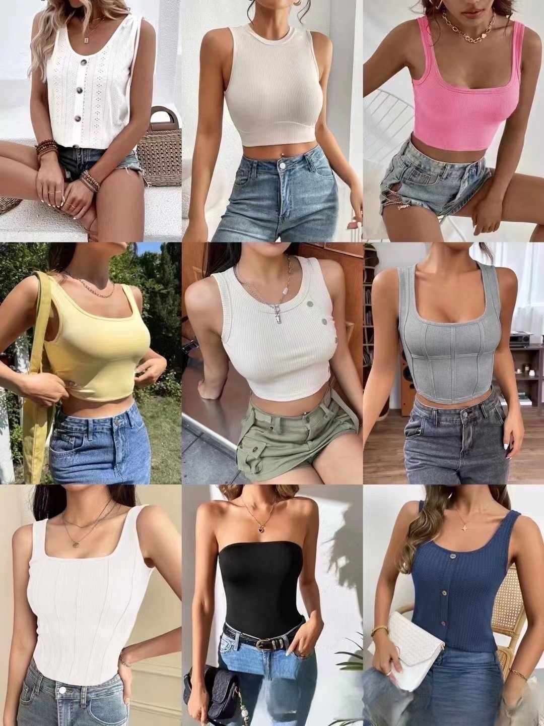 2024 Clearance Women's clothes casual dresses T-shirts mixed packaging random delivery stock clothing cheap clothes