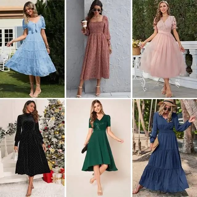 Selling second-hand clothes unclassified second-hand dresses summer mixed second-hand dresses randomly shipped