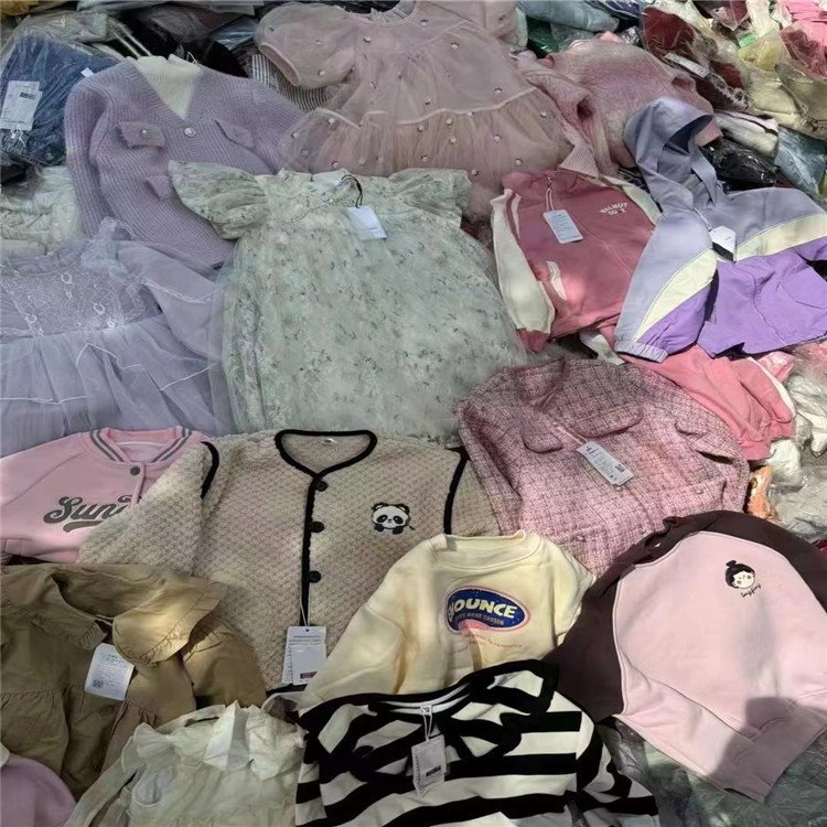 kids clothes supplier pure dress and terno brand new sealed bale direct from factory baby kids bale brandnew