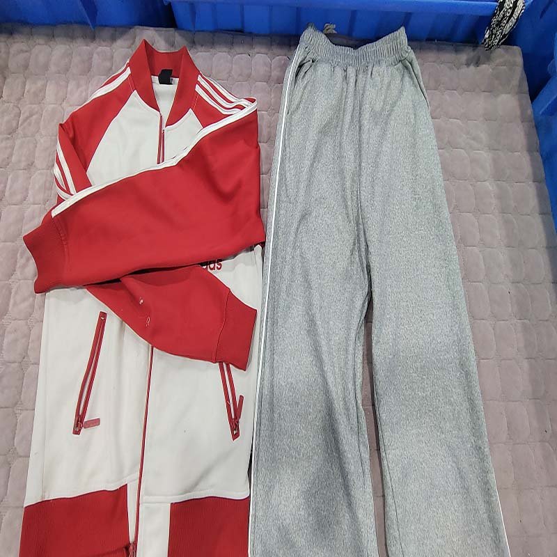 Casual and comfortable men nylon sportswear for women used clothes bales