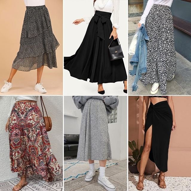 2022 loose high-quality polygonal pleated long skirt multicolor women's short skirt