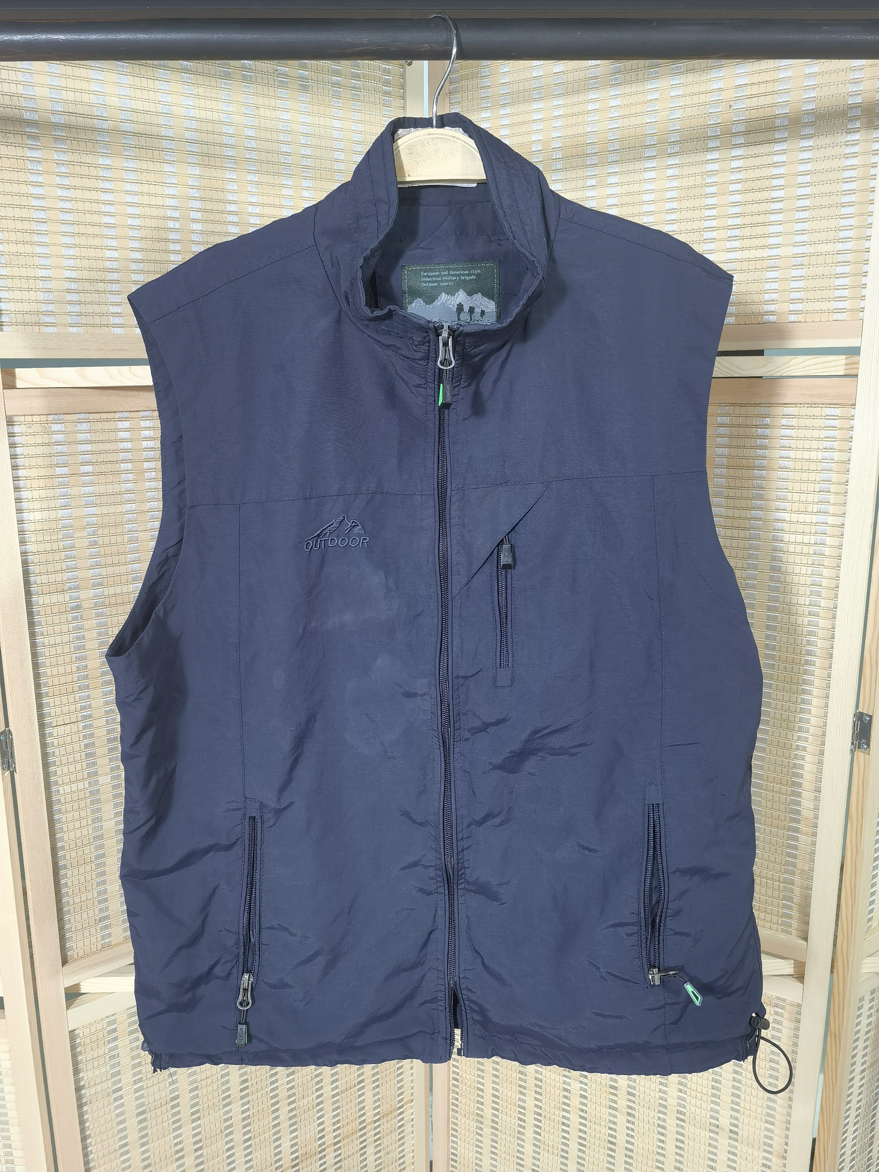 Wholesale High Quality Winter Waistcoat Zipper Button Fashion Multiple Pockets Second Hand Vest Used Clothes