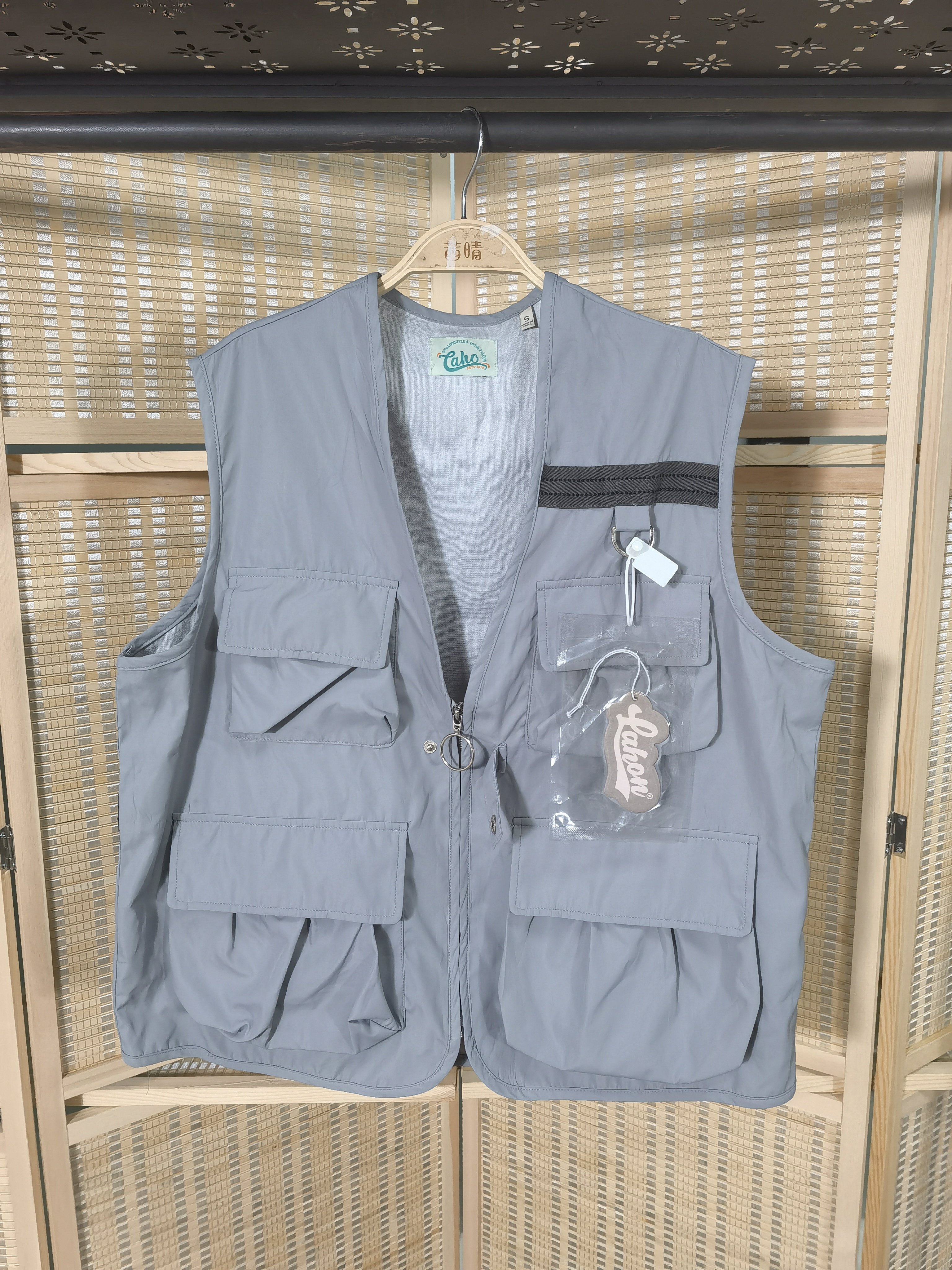 Wholesale High Quality Winter Waistcoat Zipper Button Fashion Multiple Pockets Second Hand Vest Used Clothes