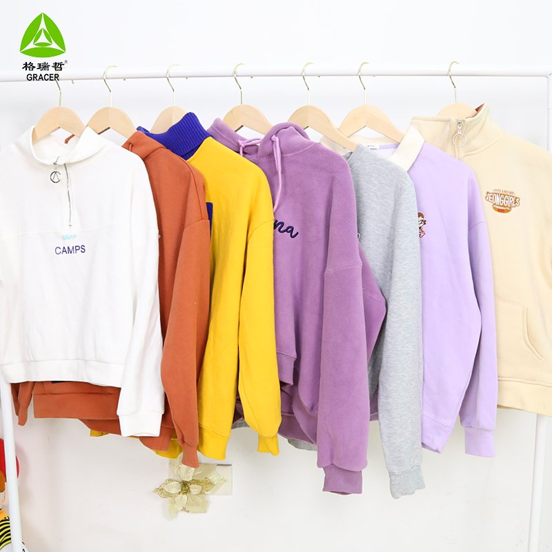 High Quality Second Hand brand Clothes Bundle Used Clothing Fashion Designer hoody Mixed Cloth Bale