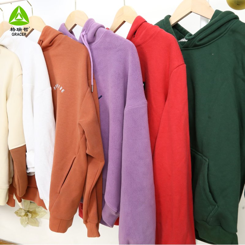 High Quality Second Hand brand Clothes Bundle Used Clothing Fashion Designer hoody Mixed Cloth Bale