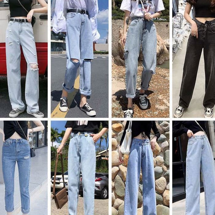 2024 Fashion Women brand new Ladies Jeans Bulk Apparel In Stock Wholesale