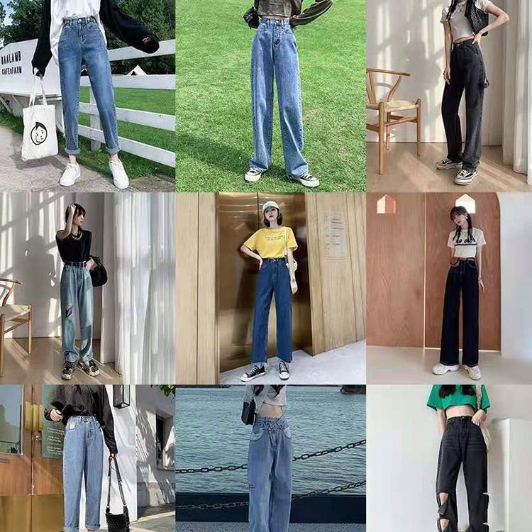 2024 Fashion Women brand new Ladies Jeans Bulk Apparel In Stock Wholesale