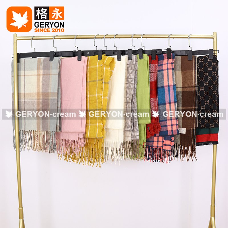 GERYON vintage used clothes italy second hand clothes used women clothes second hand bulk winter scarf for women