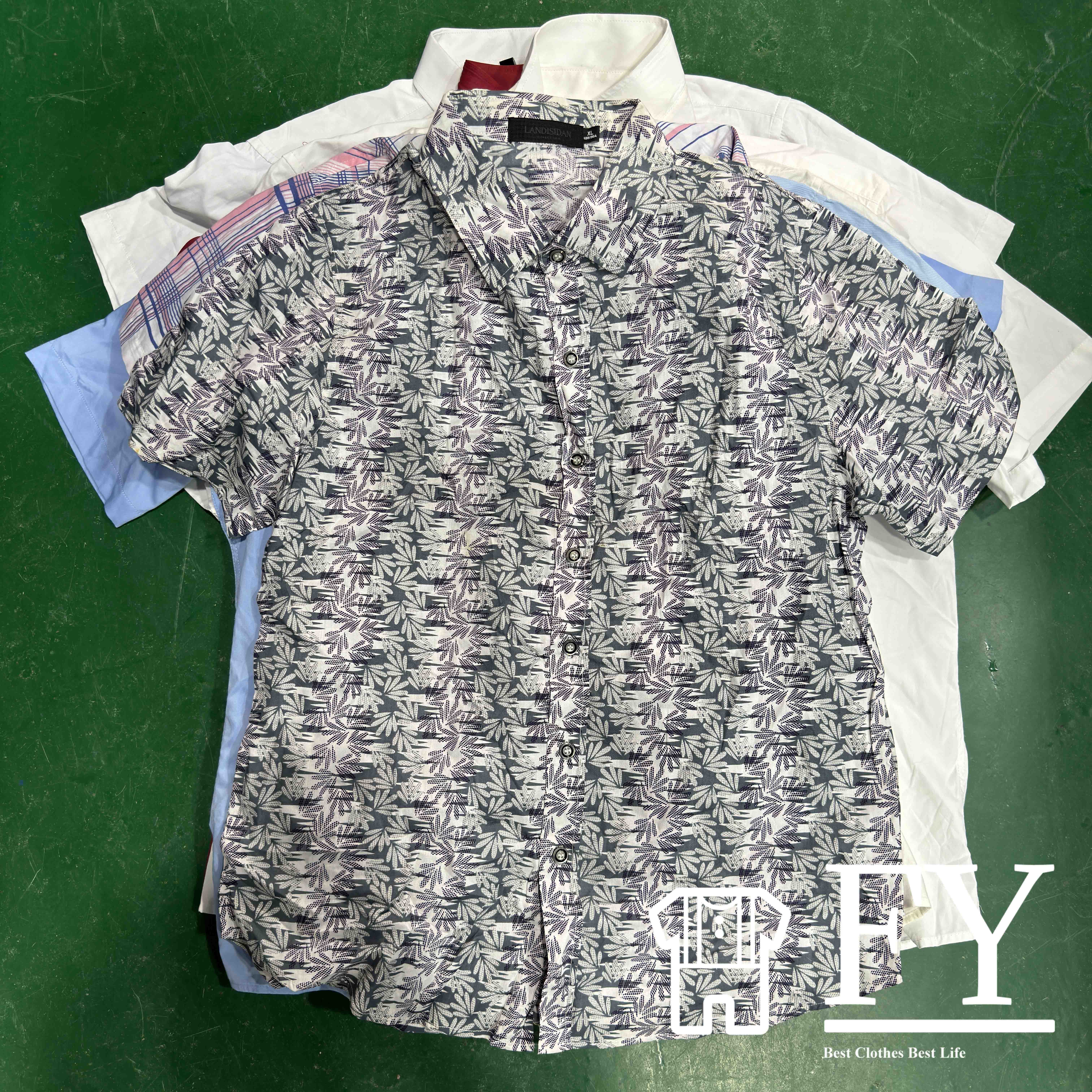 FengYang dubai used clothes in bales bulk container men short sleeve T shirt wholesale used clothing in 100kg