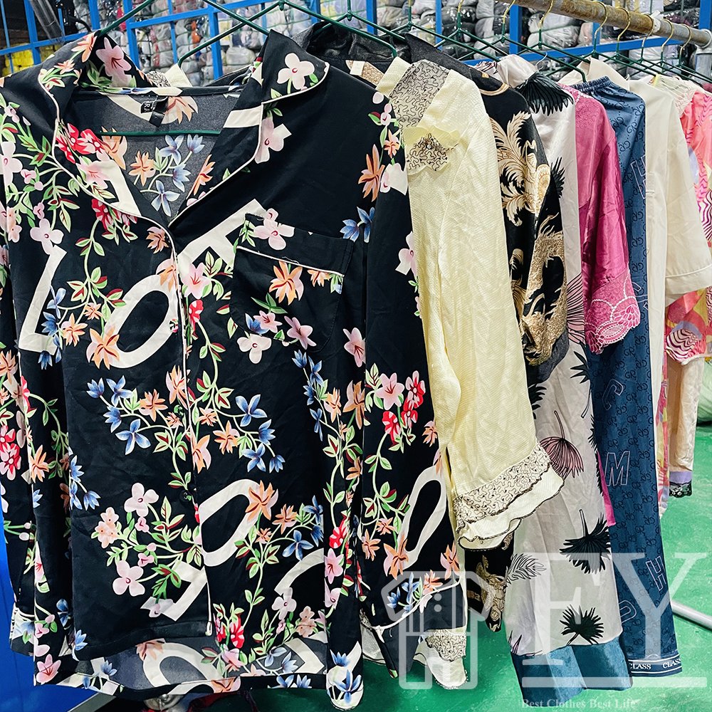 FengYang Women's Pyjamas Sleepwear Ball Thrift Premium Dubai Used Clothes In Bales