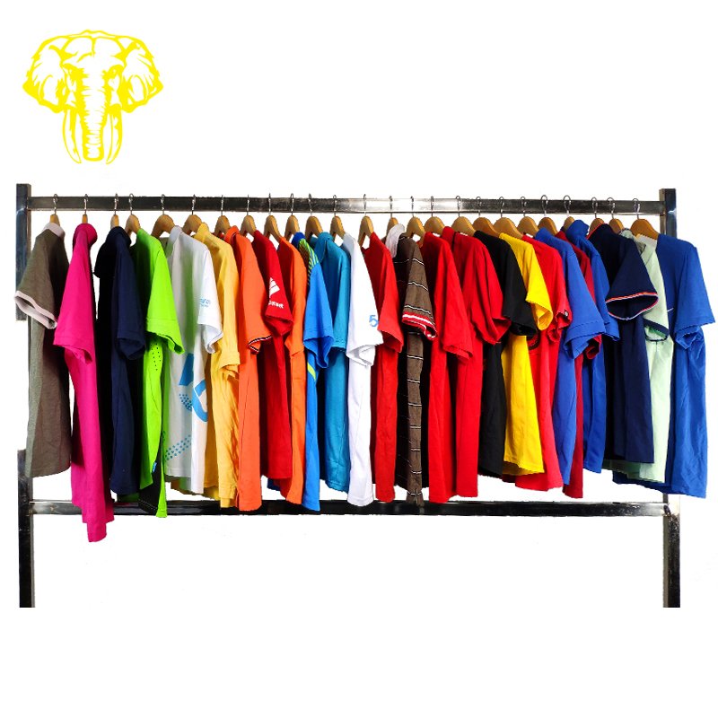 High Grade Men's T-Shirt Clean and Colorful Second Hand Clothes Cotton Material for Adults old clothes graphic t shirts