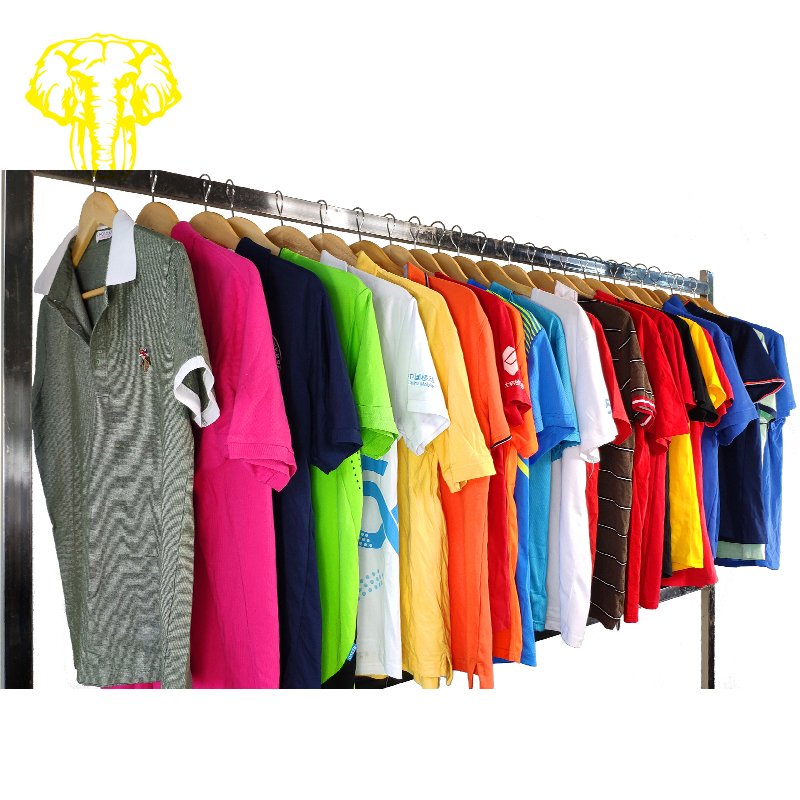 High Grade Men's T-Shirt Clean and Colorful Second Hand Clothes Cotton Material for Adults old clothes graphic t shirts