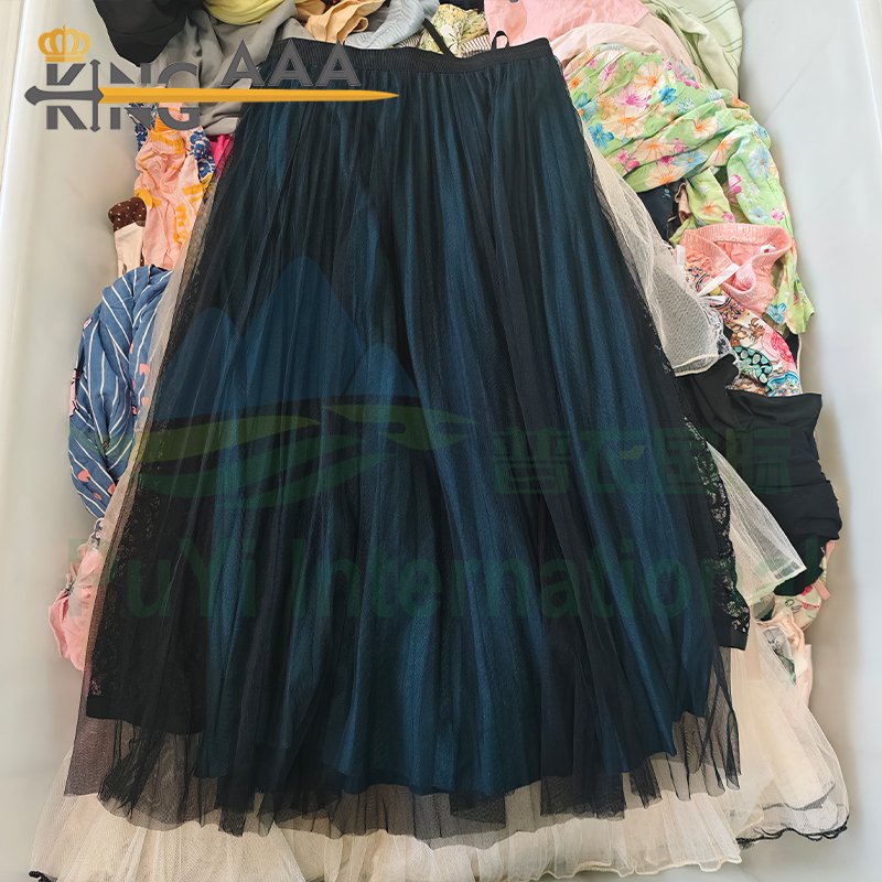 KINGAAA tulle skirt high waist used long skirt used clothing japan used clothes designer second hand clothes
