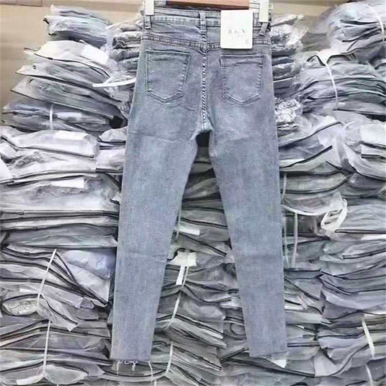 Wholesale cheap Denim Jeans Pants High Quality Stock Lot Super Low Price apparel stock