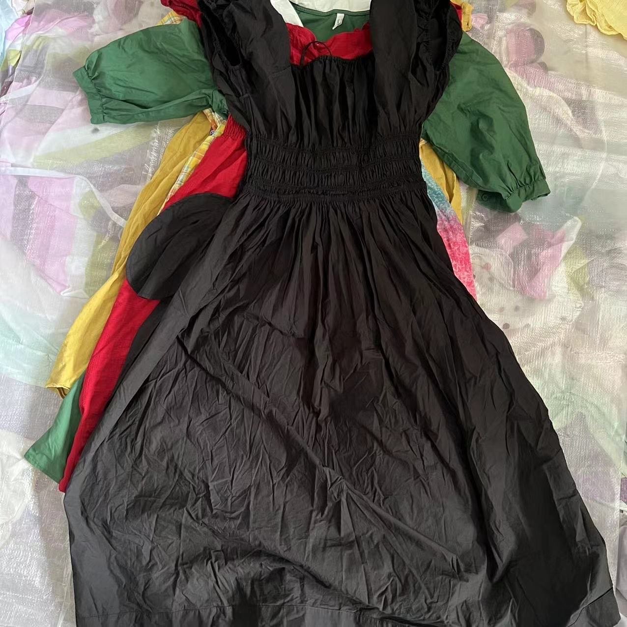 C07 95% Used clothes dress top quality wholesale mixed color skirt in bale second hand assorted bulk clothes