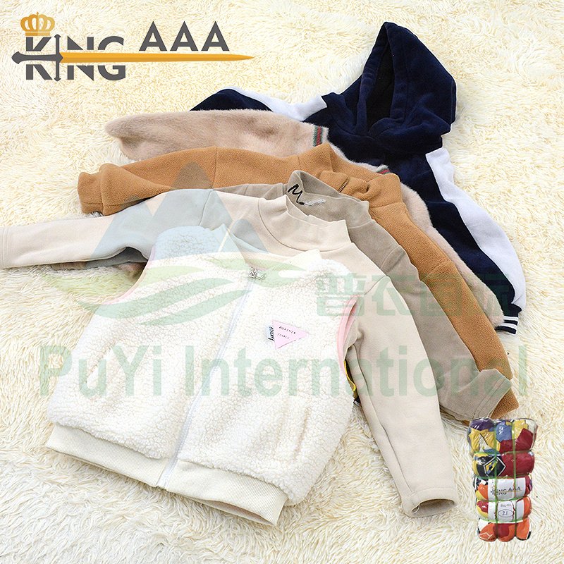 Kids clothes set second hand clothing 1-10 years old winter clothes used bales for kids
