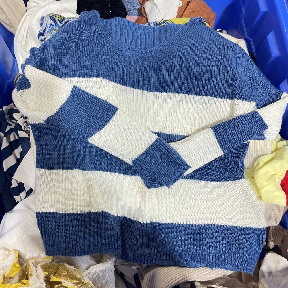 Wholesale used women's thin sweaters, crewneck sweaters from the United States