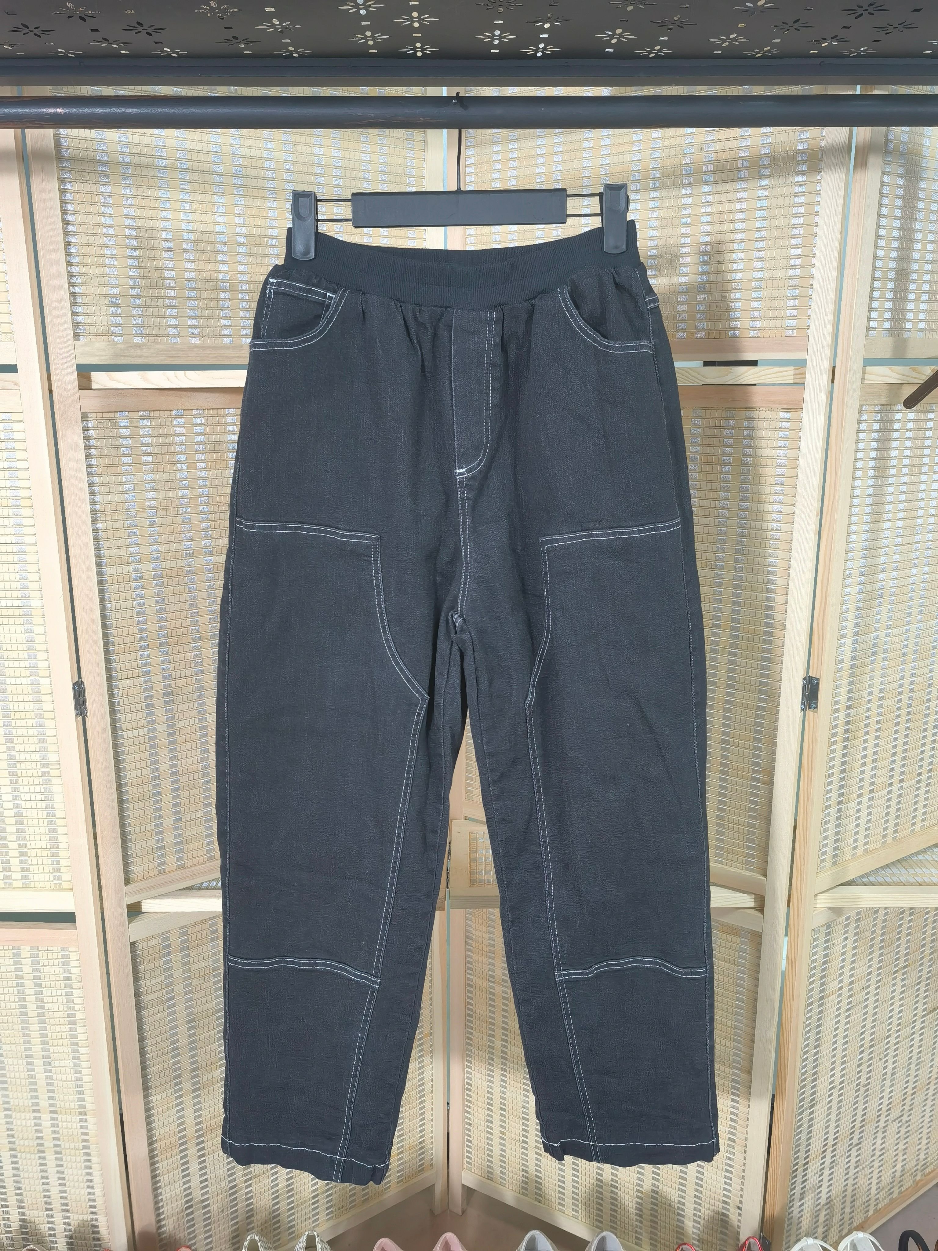 Wholesale High Quality New Hot Selling Casual Straight Thick Second Hand Women's Jeans Used Clothes
