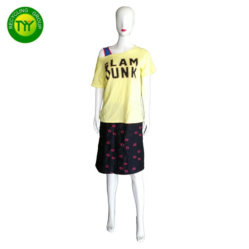Second Hand Used Ladies Skirt Pacas Packing Dress Singapore Supplier 100 Kilograms Used Clothes