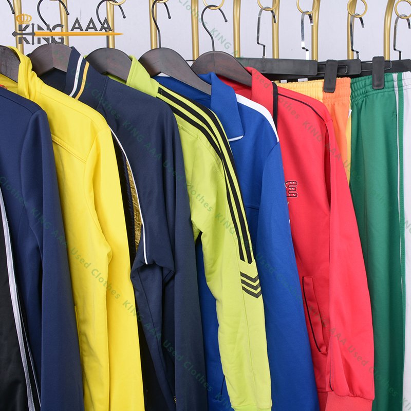 Second hand Sport swear Used clothing jersey Training Suit Football Uniform for Man second hand