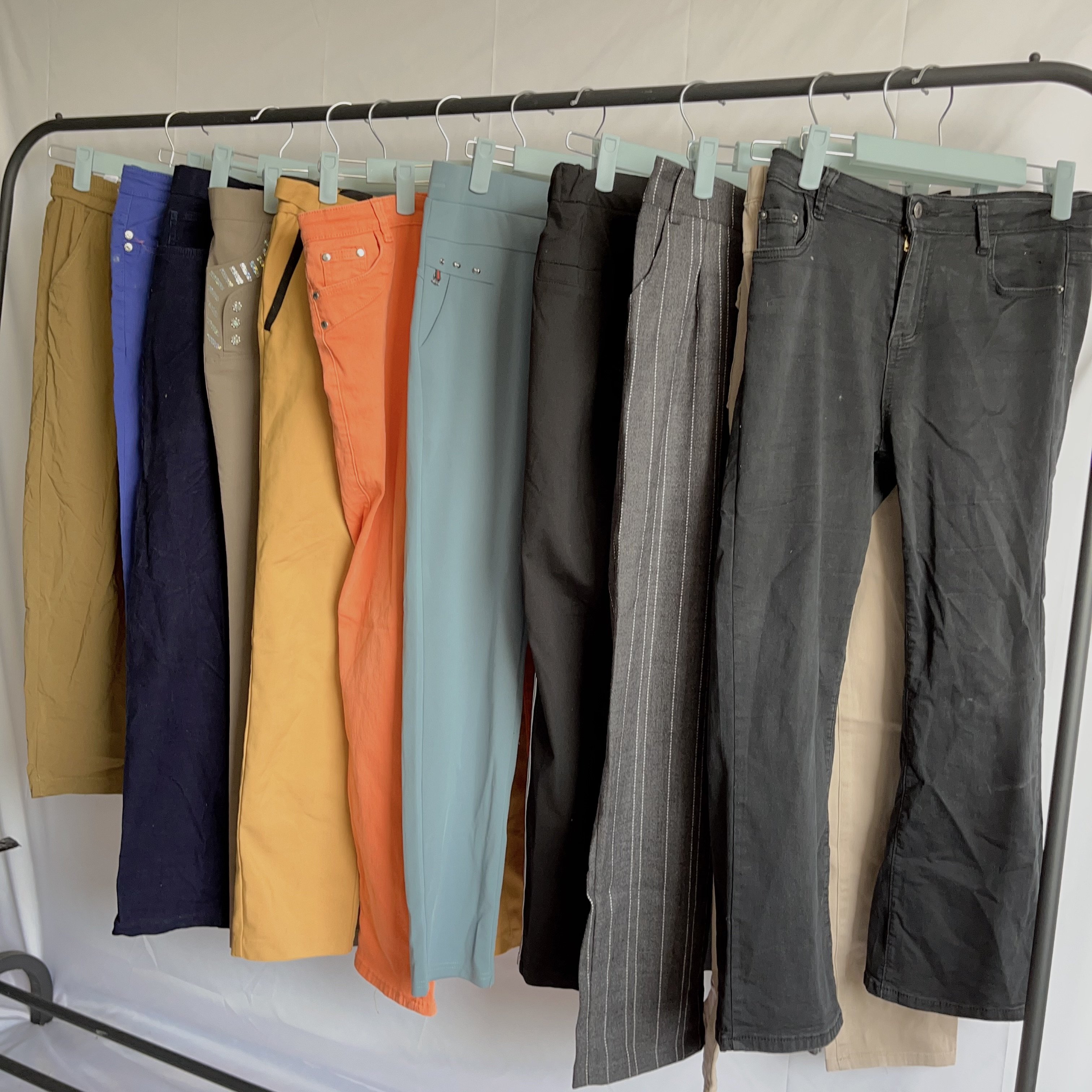 Vintage Used Clothes Premium Second Hand Ladies Casual Trousers Woman Clothes Pants branded used clothes high quality ropa usada