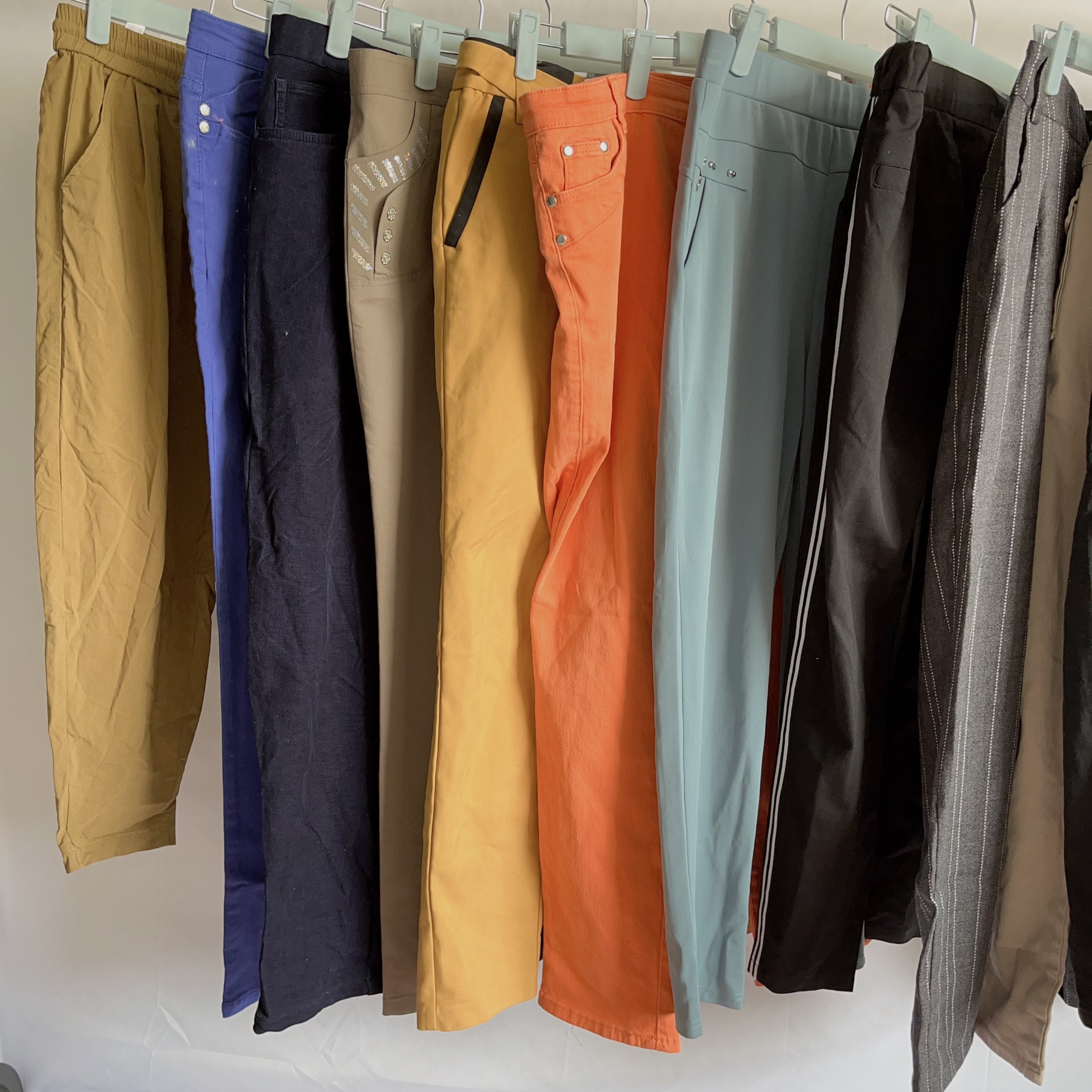Vintage Used Clothes Premium Second Hand Ladies Casual Trousers Woman Clothes Pants branded used clothes high quality ropa usada