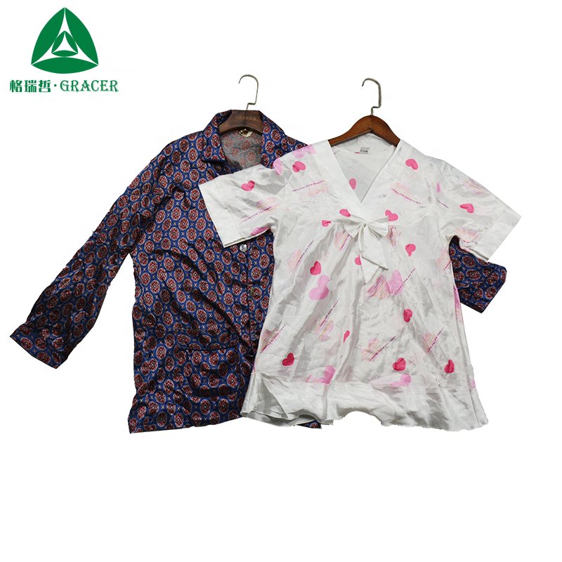 Trendy sleepwear import used clothes brand clothes second hand