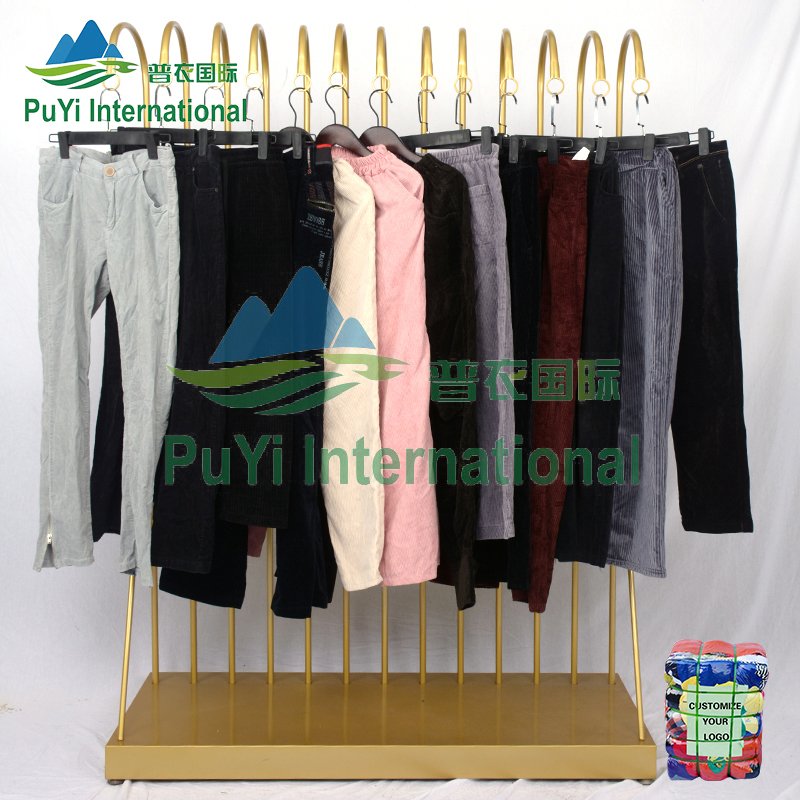 Corduroys pant used clothes pants belgium used clothing used women clothes second hand bulk