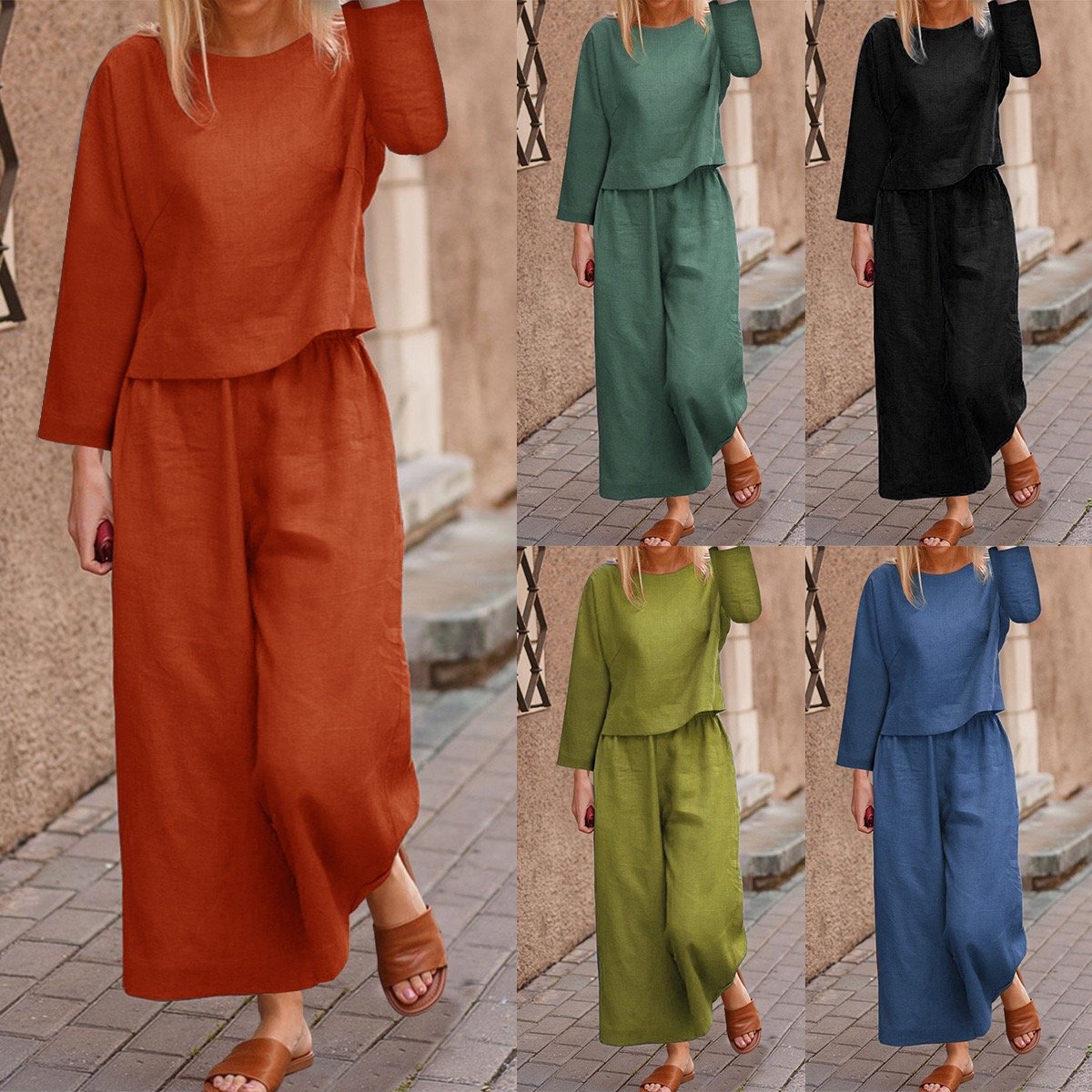 High Quality Chinese Ladies Loose Pajamas Set Soft and Flexible Women's Clothing
