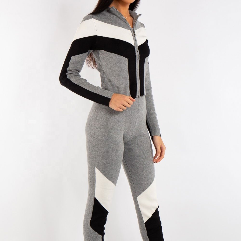 2022 Custom Logo Zip Women training Jogger Matching high quality Women 2020 wholesale plain Sweat Suits jumpsuit