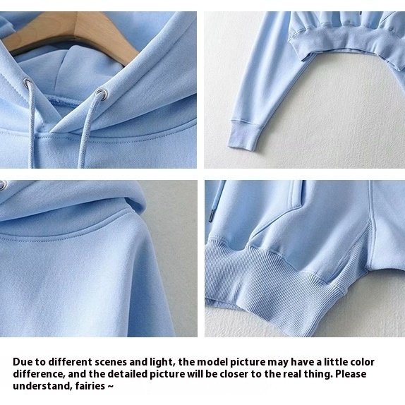 High Quality Customizable 2-Piece Women's Set Essential Pullover Hoodie Sweatpants Printed Knitted Fabric Casual Turtleneck