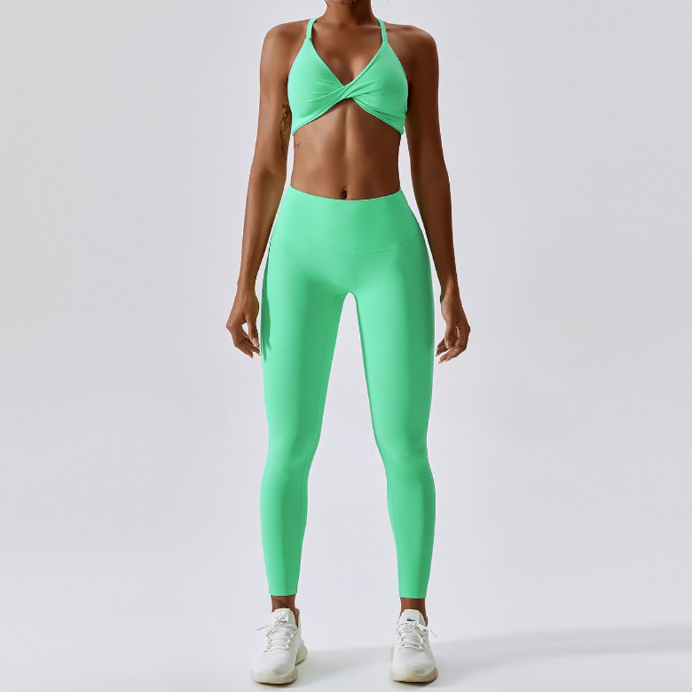 Custom Logo Breathable Sportswear Active wear Sports Bra High Waist Leggings Shorts Women's Sets Yoga Suit Gym Fitness Sets