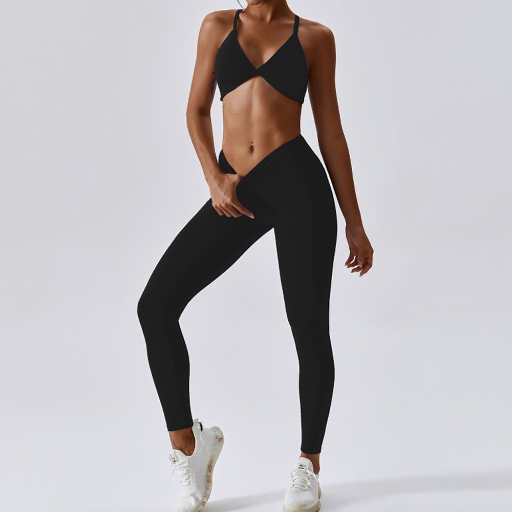 Custom Logo Breathable Sportswear Active wear Sports Bra High Waist Leggings Shorts Women's Sets Yoga Suit Gym Fitness Sets