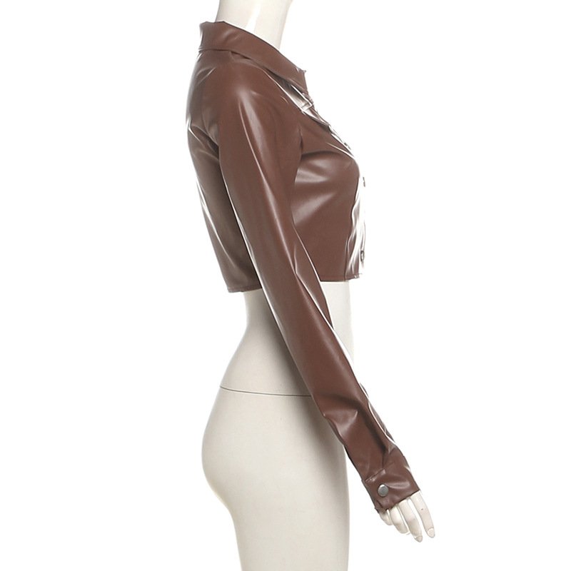 Cargo Sexy Leather 2 Piece Skirt Sets 2024 Fall Winter Outfit Y2K Streetwear Mini Dress Elegant Club Party Skirt Sets for women