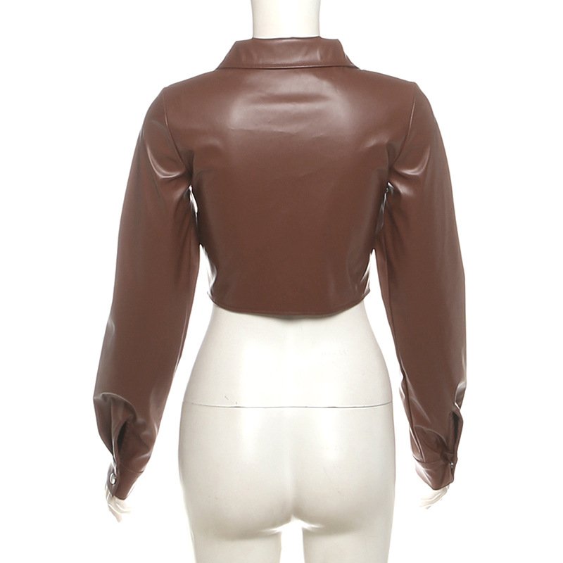 Cargo Sexy Leather 2 Piece Skirt Sets 2024 Fall Winter Outfit Y2K Streetwear Mini Dress Elegant Club Party Skirt Sets for women