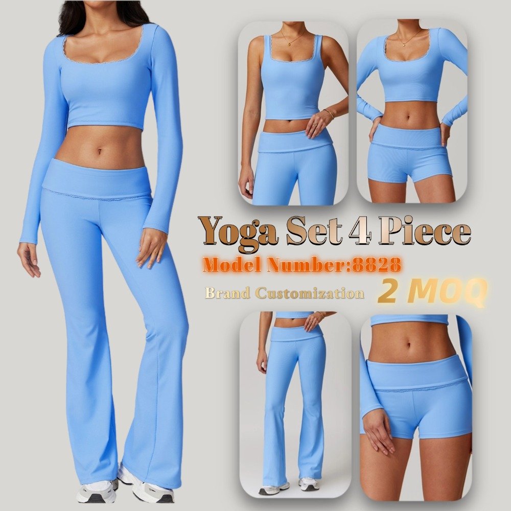 Customization High Quality Crop Top Vests Casual Seamless Yoga Sets Yoga Sets Fitness Women Summer Sport Yoga Sets