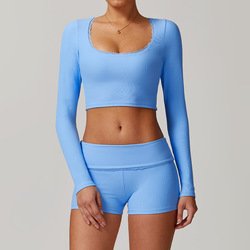 Top+Shorts(Blue)