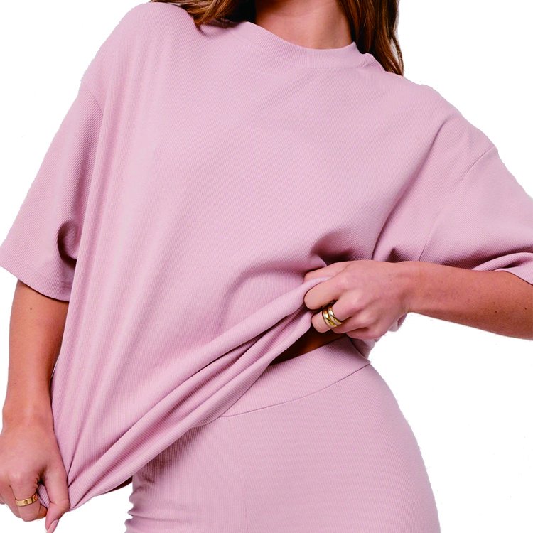 Wholesale Cotton Tshirt Oversize Women Fashion New Tops Casual T Shirt And Shorts Set