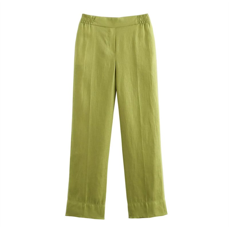 TAOP&ZA women's clothing 2024 summer commuting casual all-match high waist trousers 3436707 8286352 3454707 8277707