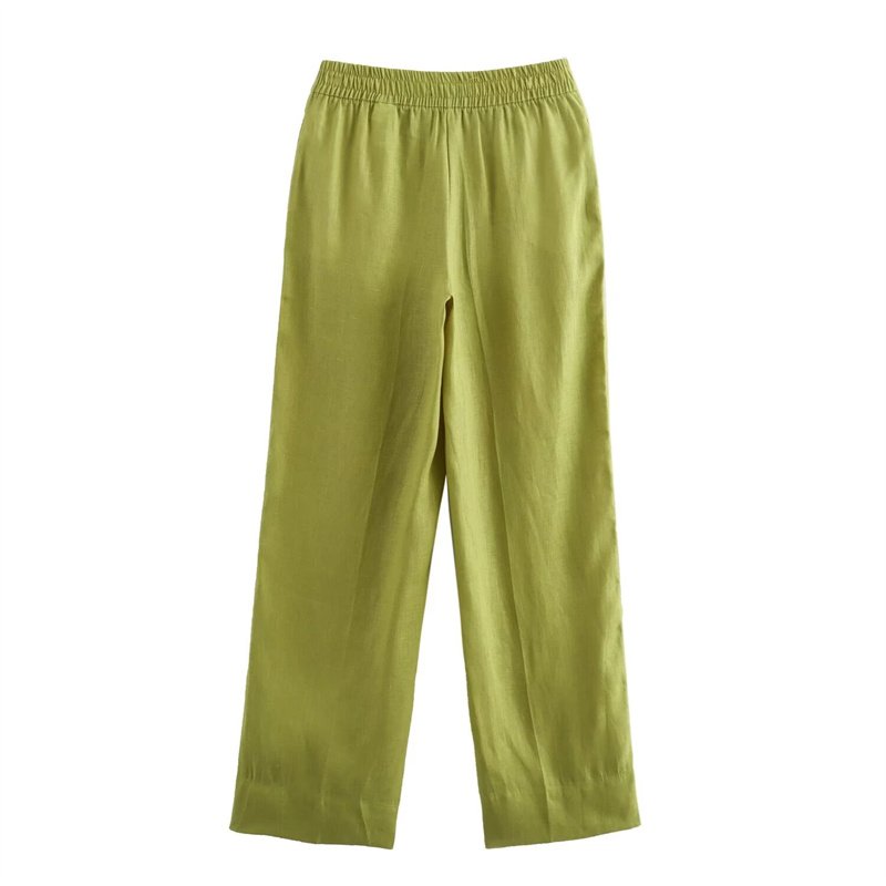 TAOP&ZA women's clothing 2024 summer commuting casual all-match high waist trousers 3436707 8286352 3454707 8277707