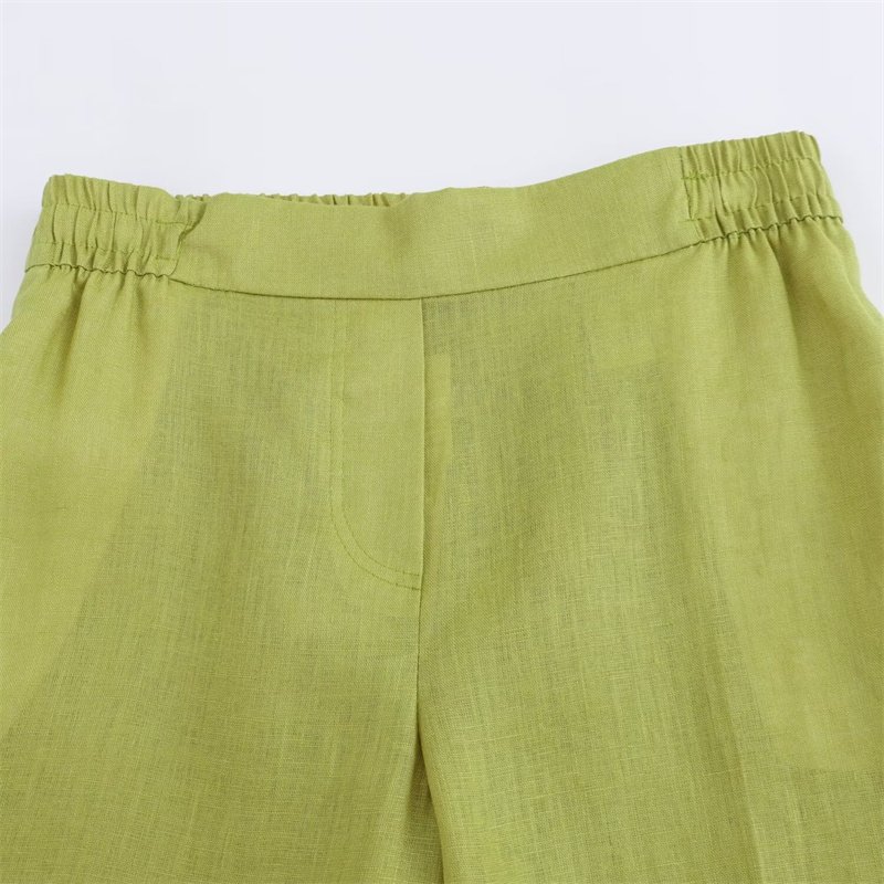 TAOP&ZA women's clothing 2024 summer commuting casual all-match high waist trousers 3436707 8286352 3454707 8277707