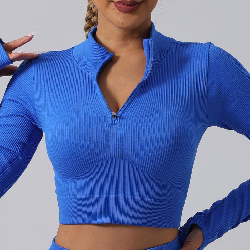 High Quality Embroidery Gym Tracksuits Sexy Plain Zipper 2 Piece Sports Custom Logo Sublimation Graphic Jogger Women'S Sets