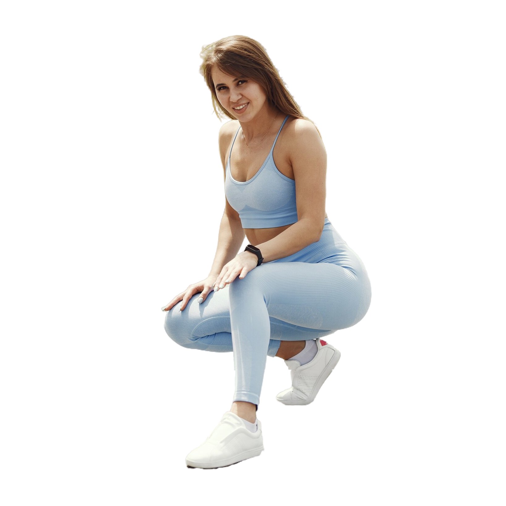 Custom Logo High Quality Women's Set Activewear Workout Sets Cotton Yoga Fitness Wear Gym Sportswear 2 Pieces Sets For Women