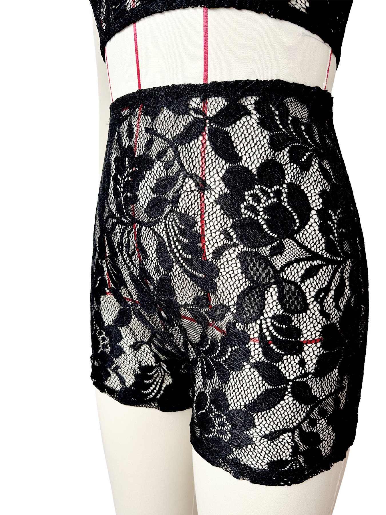 Women's clothing summer 2024 night wear for women sexy see through lace tube top and shorts two piece set women's sets