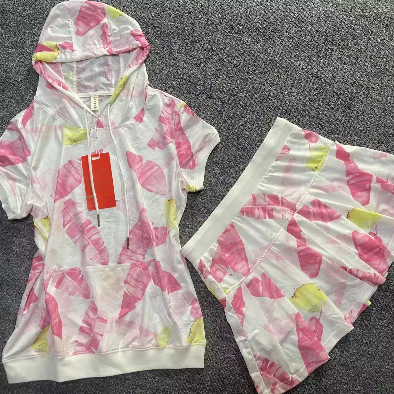 women summer fashion sets two piece lady short sets OC667